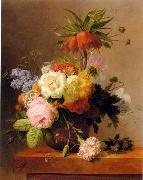 unknow artist Floral, beautiful classical still life of flowers.110 oil on canvas